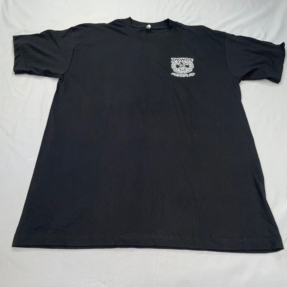 Dixxon Flannel Co Mens Sturgis SD Graphic T-Shirt Black Short Sleeve Large